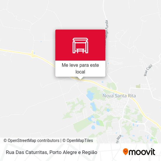 Rua Das Caturritas mapa