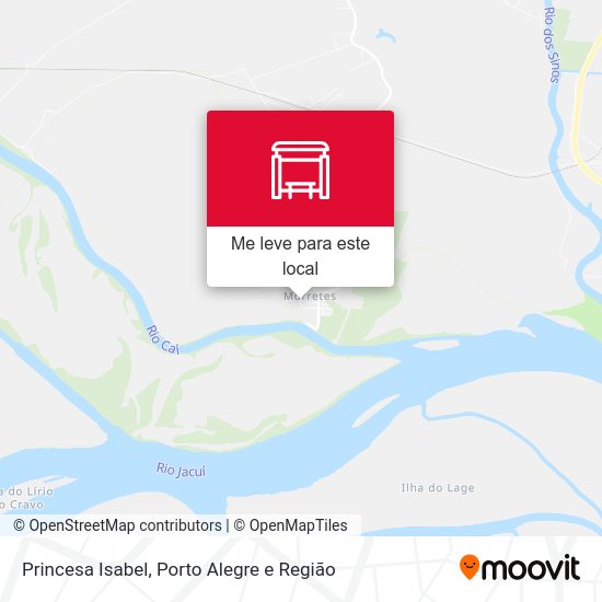 Princesa Isabel mapa