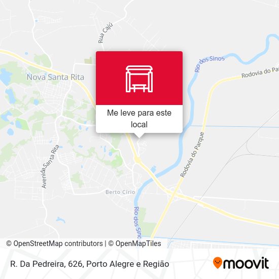 R. Da Pedreira, 626 mapa