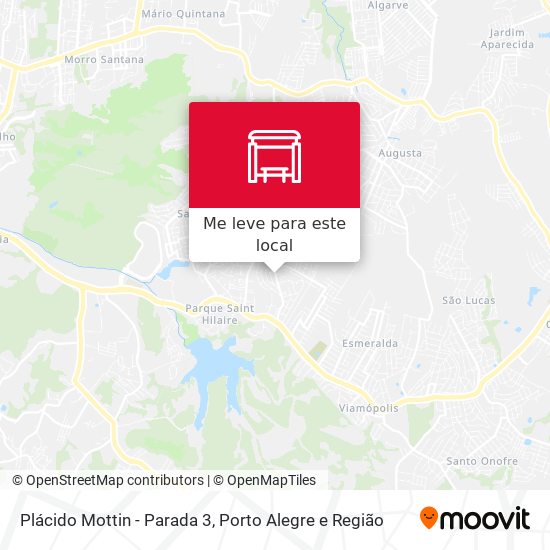 Plácido Mottin - Parada 3 mapa