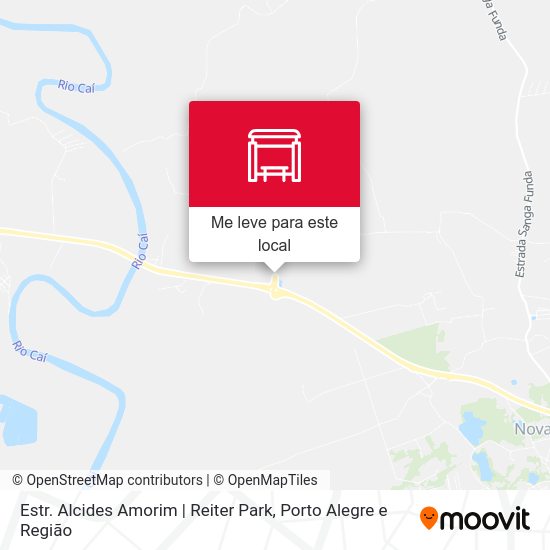 Estr. Alcides Amorim | Reiter Park mapa