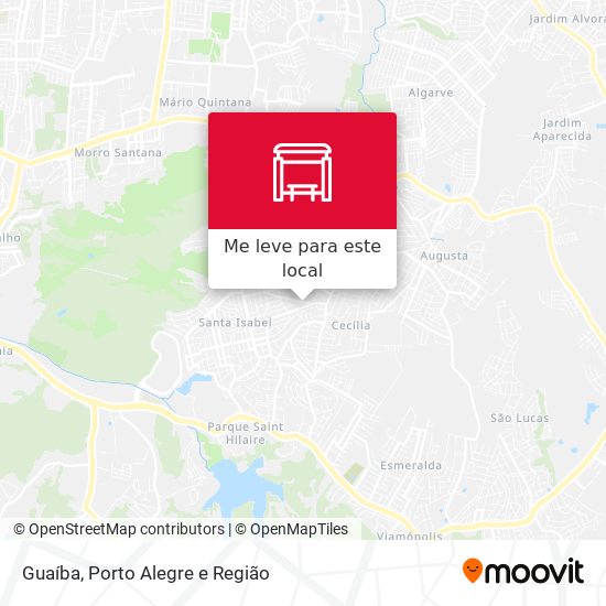 Guaíba mapa