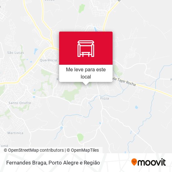 Fernandes Braga mapa