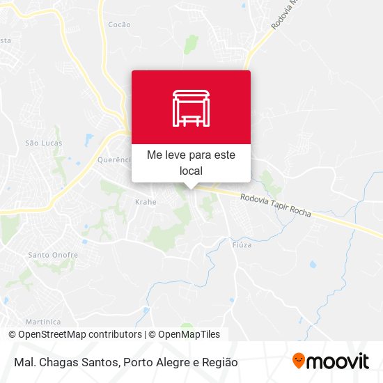 Mal. Chagas Santos mapa