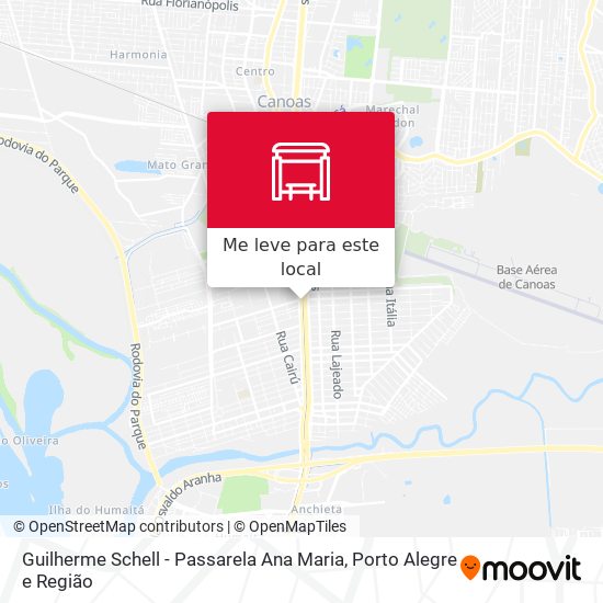 Guilherme Schell - Passarela Ana Maria mapa