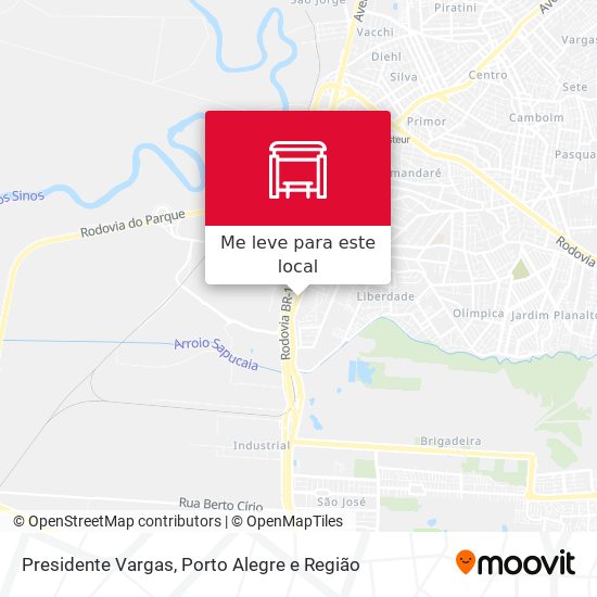 Presidente Vargas mapa