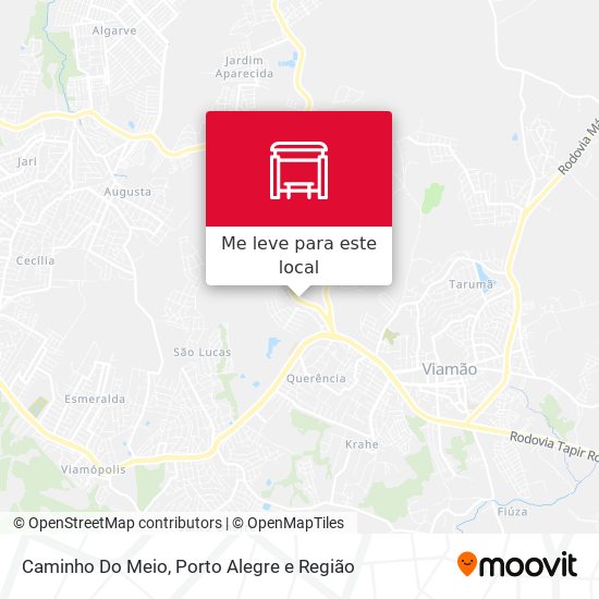 Caminho Do Meio mapa