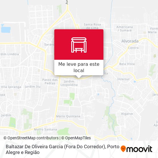 Baltazar De Oliveira Garcia (Fora Do Corredor) mapa