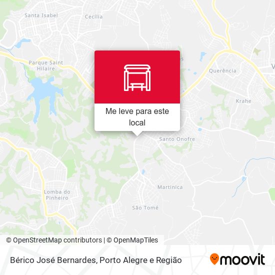 Bérico José Bernardes mapa