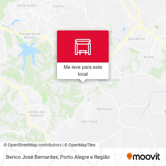 Berico José Bernardes mapa
