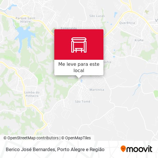 Berico José Bernardes mapa