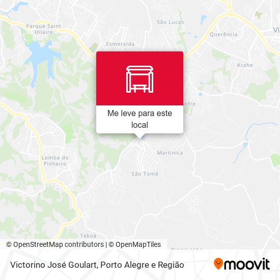 Victorino José Goulart mapa