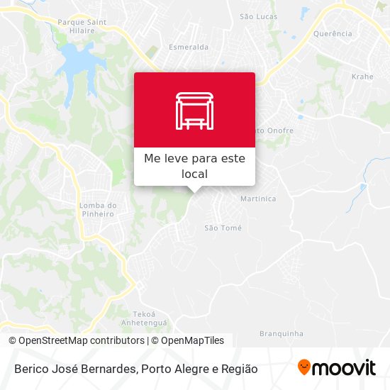Berico José Bernardes mapa