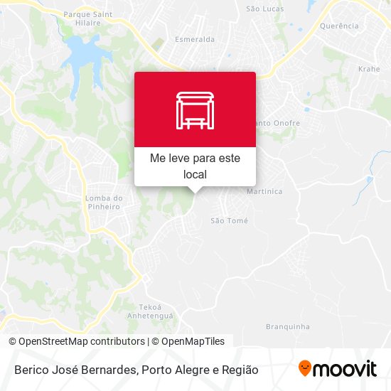 Berico José Bernardes mapa