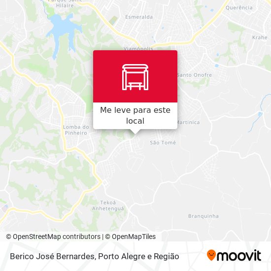 Berico José Bernardes mapa
