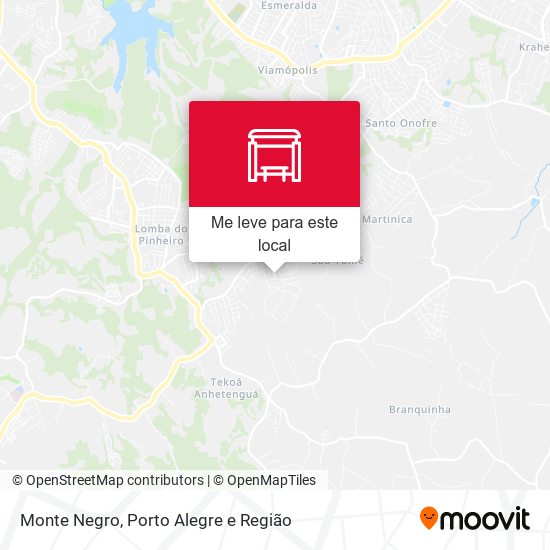 Monte Negro mapa