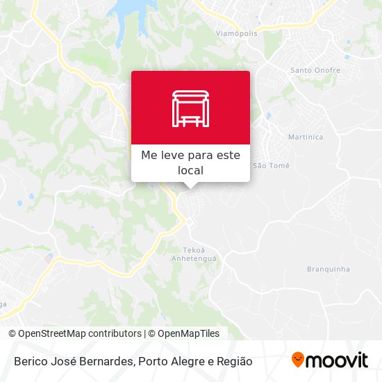 Berico José Bernardes mapa
