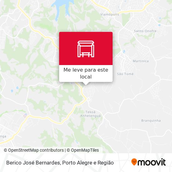 Berico José Bernardes mapa