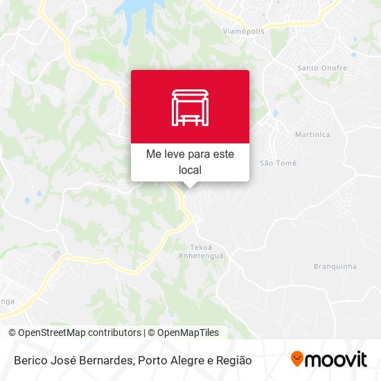 Berico José Bernardes mapa