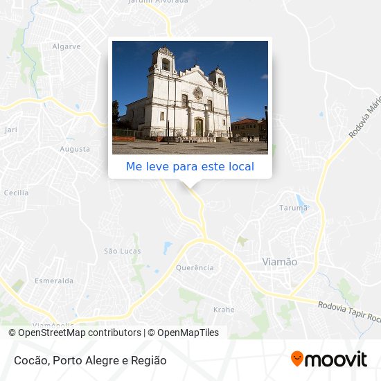 Cocão mapa