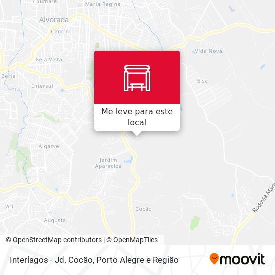 Interlagos - Jd. Cocão mapa