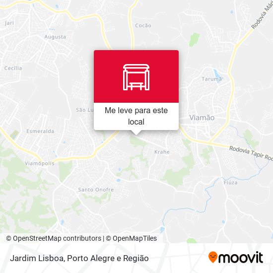 Jardim Lisboa mapa