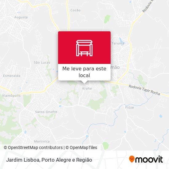 Jardim Lisboa mapa