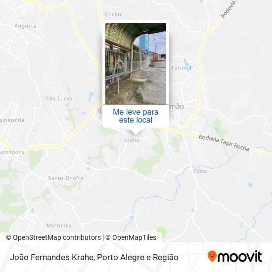 João Fernandes Krahe mapa