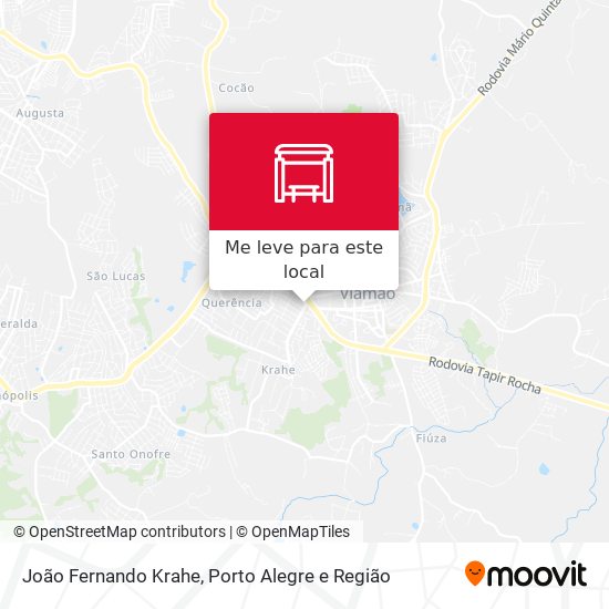 João Fernando Krahe mapa