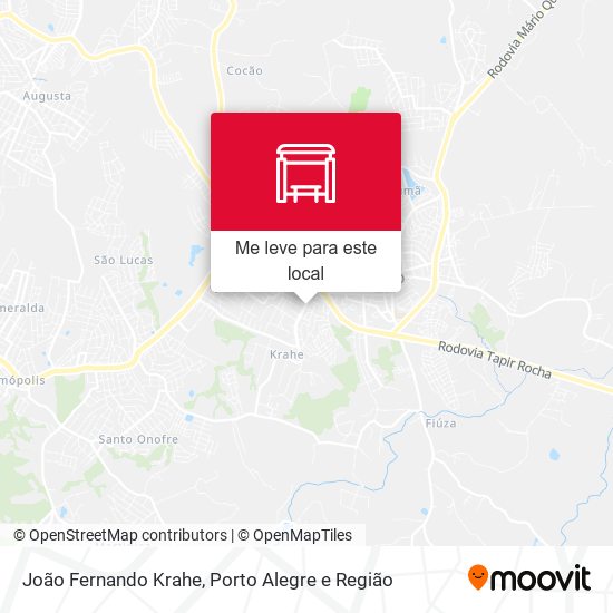 João Fernando Krahe mapa