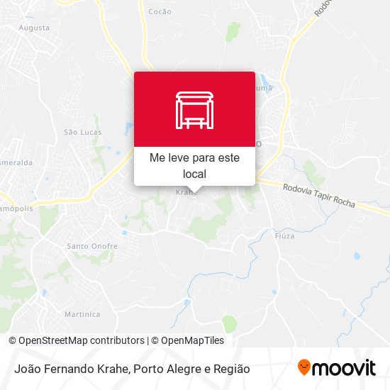 João Fernando Krahe mapa