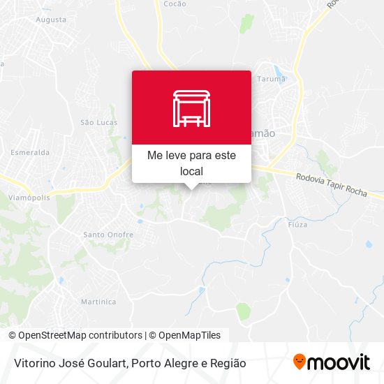 Vitorino José Goulart mapa