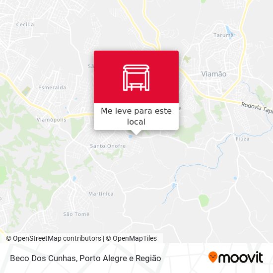Beco Dos Cunhas mapa