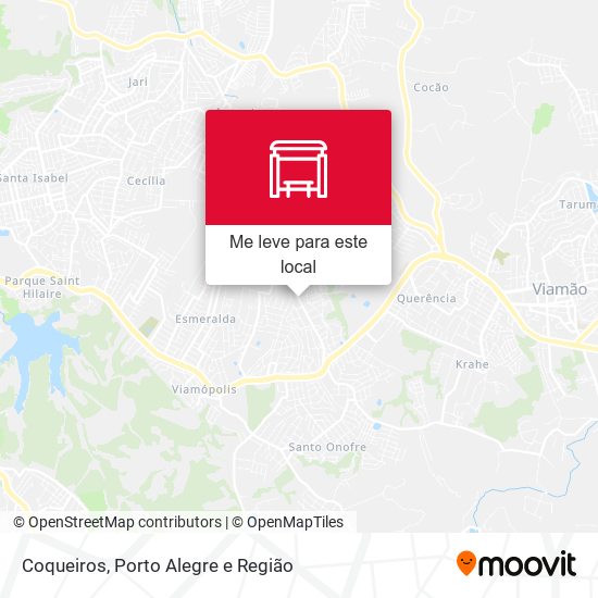 Coqueiros mapa