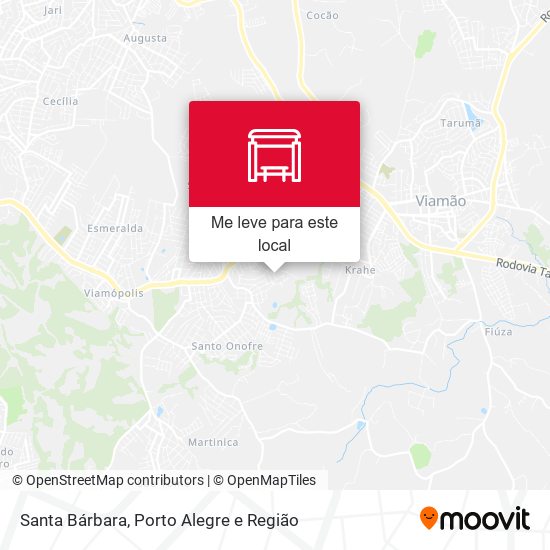 Santa Bárbara mapa