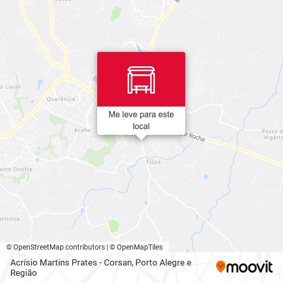 Acrísio Martins Prates - Corsan mapa