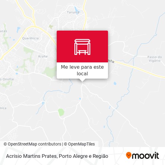 Acrísio Martins Prates mapa