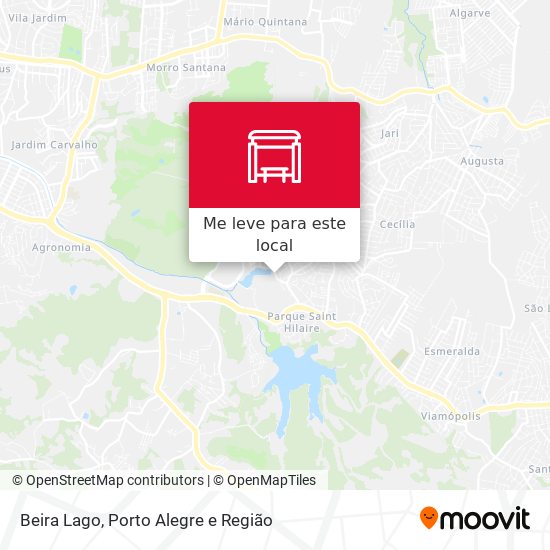 Beira Lago mapa