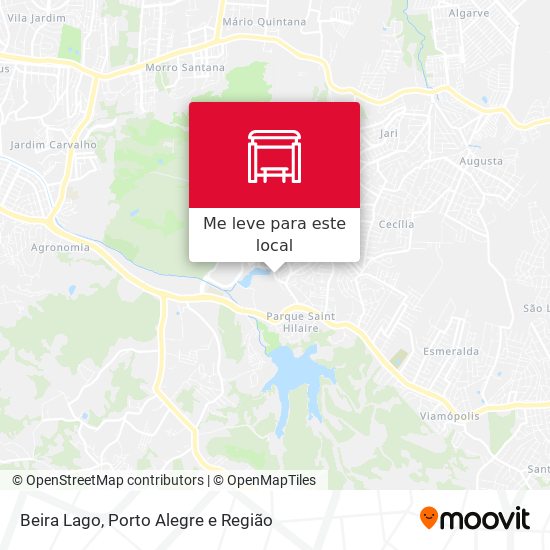 Beira Lago mapa