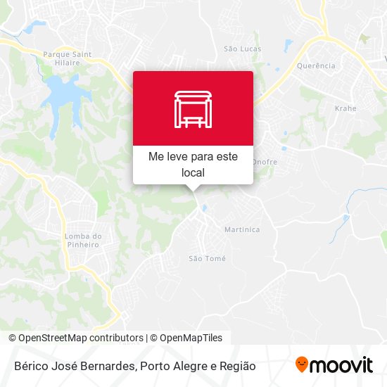 Bérico José Bernardes mapa