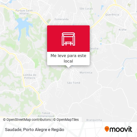 Saudade mapa
