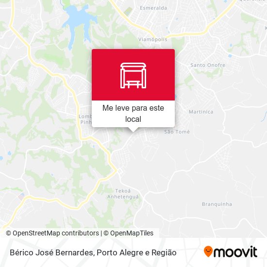 Bérico José Bernardes mapa