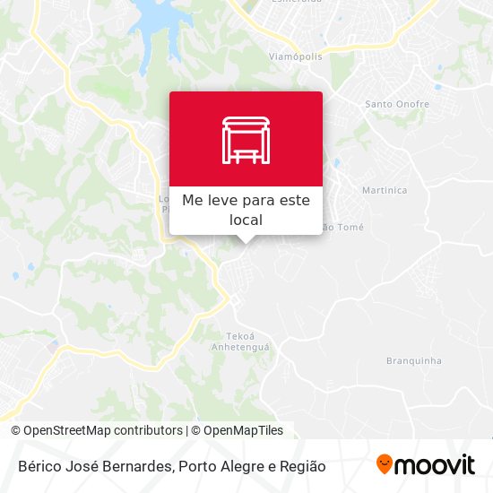 Bérico José Bernardes mapa