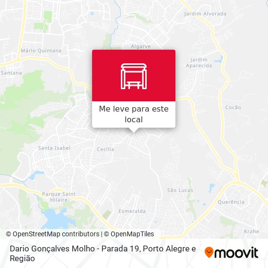 Dario Gonçalves Molho - Parada 19 mapa
