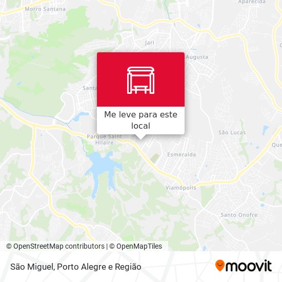 São Miguel mapa