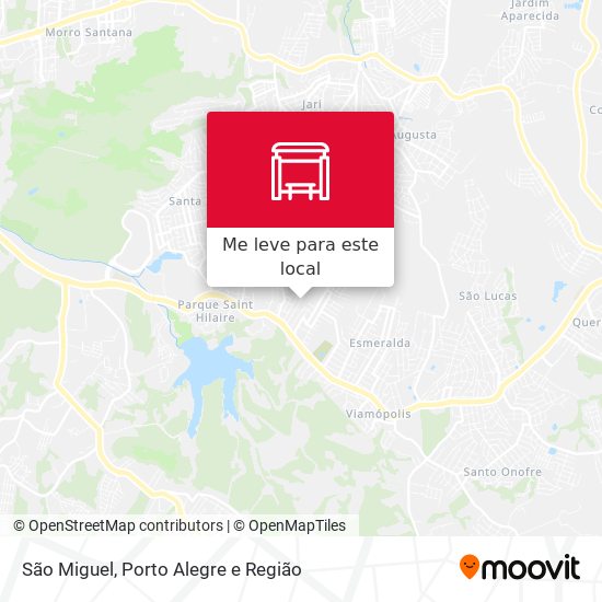 São Miguel mapa