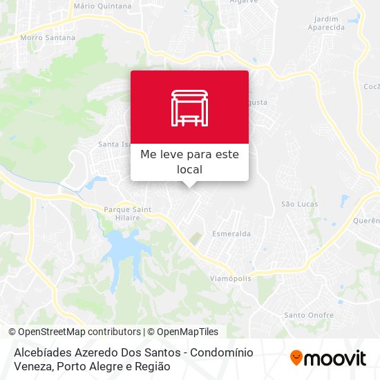 Alcebíades Azeredo Dos Santos - Condomínio Veneza mapa