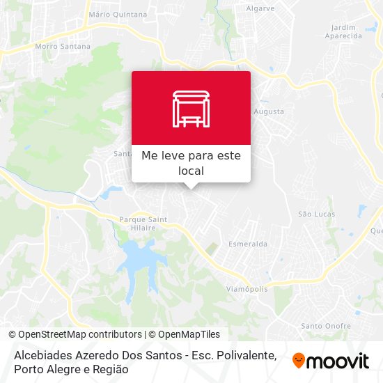 Alcebiades Azeredo Dos Santos - Esc. Polivalente mapa