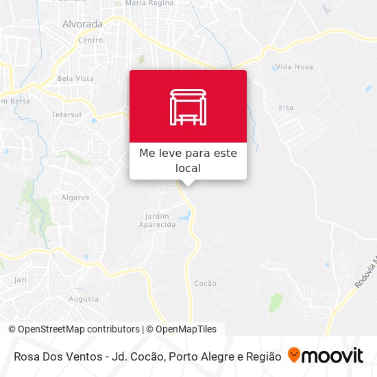 Rosa Dos Ventos - Jd. Cocão mapa