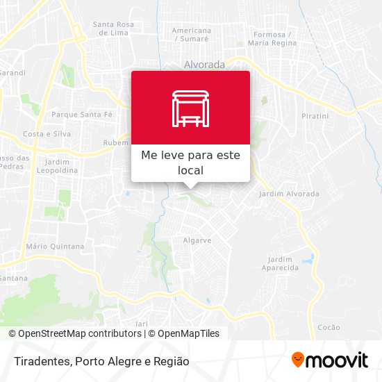Tiradentes mapa